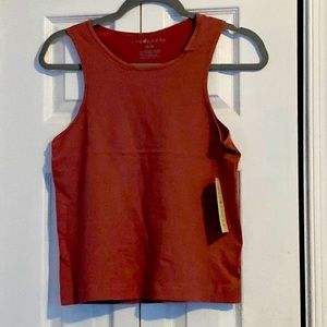 Eye candy Purple Ribbed Tank Top